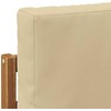 Lauko sofos komplektas su pagalve 7 pcs Natūralus ir bežinis
