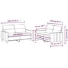 Sofa Sofos komplektas su pagalvėlėmis, 2 dalių, vyno, audinys