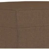 Sofa Sofos komplektas su pagalvėlėmis, 3 dalių, rudas, audinys