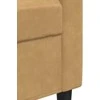 Sofa Sofos komplektas su pagalvėlėmis, 3 dalių, rudas, aksomas