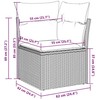 Sofa Sofos komplektas su pagalvėlėmis, 7 dalių, smėlio, poliratanas