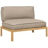 Sofa Sofos komplektas Taupe 120 x 92 x 69 cm Kietos akacijos mediena