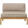 Sofos komplektas Taupe 120 x 92 x 69 cm Kietos akacijos mediena