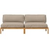 Sofos komplektas Taupe 240 x 92 x 69 cm Kietos akacijos mediena