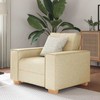Sofa Sofos krėslas, kreminės spalvos, 100x78x84 cm, audinys