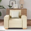 Sofa Sofos krėslas, kreminės spalvos, 100x78x84 cm, audinys