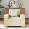 Sofa Sofos krėslas, kreminės spalvos, 100x78x84 cm, audinys