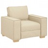 Sofa Sofos krėslas, kreminės spalvos, 100x78x84 cm, audinys