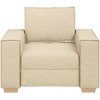 Sofa Sofos krėslas, kreminės spalvos, 100x78x84 cm, audinys