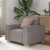 Sofa Sofos krėslas, pilkai rudas, 100x78x84 cm, audinys