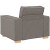 Sofa Sofos krėslas, pilkai rudas, 100x78x84 cm, audinys