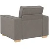 Sofa Sofos krėslas, pilkai rudas, 100x78x84 cm, audinys