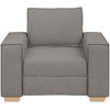 Sofa Sofos krėslas, pilkai rudas, 100x78x84 cm, audinys