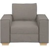 Sofa Sofos krėslas, pilkai rudas, 100x78x84 cm, audinys