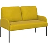 Sofa Sofos su pagalve 110cm Geltona fanera