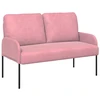 Sofa Sofos su pagalve 110cm Rožinė fanera