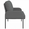 Sofa Sofos su pagalve 110cm Tamsiai pilka fanera