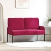 Sofa Sofos su pagalve 110cm Vyno raudona fanera