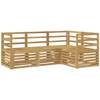 Sofų komplektai 4 pcs Balta 185,5 x 126,5 x 73 cm
