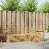 Sofų komplektai 4 pcs Balta 187,5 x 128,5 x 73 cm