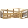 Sofų komplektai 4 pcs Balta 187,5 x 128,5 x 73 cm