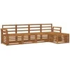 Lauko sofos komplektas 5 pcs Natūrali