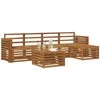 Lauko baldų komplektas Lauko sofos komplektas 6 pcs Natūrali
