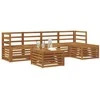 Lauko baldų komplektas Lauko sofos komplektas 6 pcs Natūrali