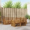 Sekcijos sofų komplektas 7 pcs Natūrali