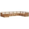 Lauko sofos komplektas 8 pcs Natūrali