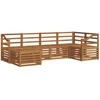 Sekcijos sofų komplektas 6 pcs Natūrali