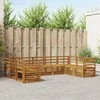 Sekcijos sofų komplektas 9 pcs Natūrali