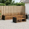 Lauko sofos komplektas 8 vnt. Poliesteris