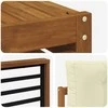 Lauko sofos komplektas 10 pcs Natūralus ir grietinėlė