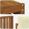 Lauko sofos komplektas 10 pcs Natūralus ir grietinėlė