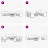 Sofų komplektai su pagalve 8 pcs Kietos akacijos mediena