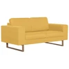 Sofa Sofų komplektas, 2d., geltonas, audinys
