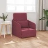 Sofa lova Vyno raudona 65 x 80 x 83 cm audinys