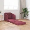 Sofa lova Vyno raudona 65 x 80 x 83 cm audinys