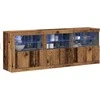 LED Bufetas Senovinis medis 181 x 37 x 67 cm Apdirbta mediena