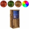 LED Bufetas Senas medis 41 x 37 x 100 cm Apdirbta mediena