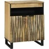 Komodas su stalčių Ruda 60 x 33 x 75 cm mango medienos masyvas