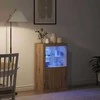 LED Bufetas 60,5 x 37 x 100 cm Apdirbta mediena