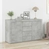 Kabalas Betono pilka 120 x 36 x 69 cm Apdirbta mediena