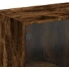 Šoninė spintelė, dūminio ąžuolo, 102x37x75,5cm, mediena