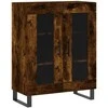 Šoninė spintelė, dūminio ąžuolo, 69,5x34x90cm, apdirbta mediena