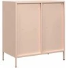 Šoninė spintelė, rožinė, 68x39x73,5cm, šaltai valcuotas plienas