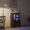 LED Bufetas 60,5 x 37 x 100 cm Apdirbta mediena Senas medis
