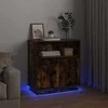 LED Bufetas Rūkyta ąžuolas 71 x 34,5 x 75 cm Apdirbta mediena