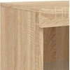 Šoninė spintelė su LED lemputėmis, ąžuolo, 181,5x37x100cm
